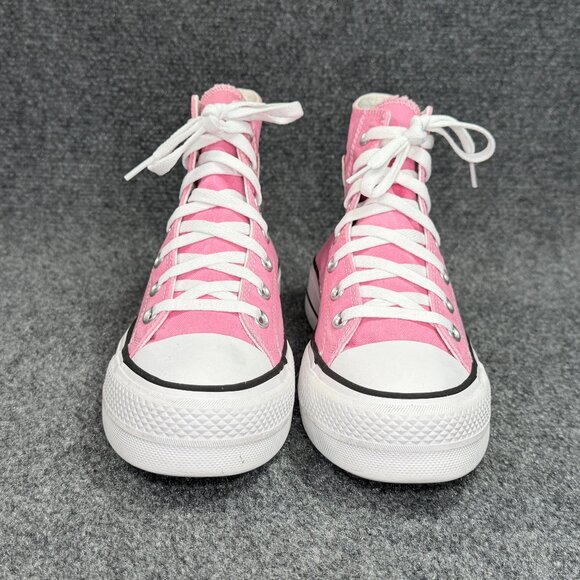 Converse Chuck Taylor All Star Lift Platform Canvas Sneakers Women's Size 8 Pink - Picture 2 of 12